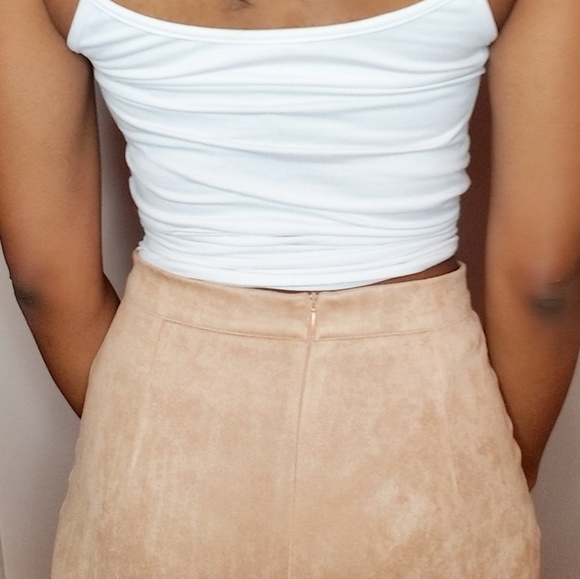 Missguided Suede Midi Skirt - Picture 3 of 3